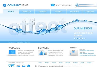 网页设计模板 构建高效专业的网站设计方案