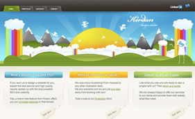 35个带插画的精美创意网页设计案例