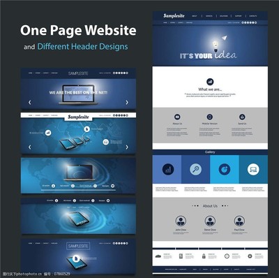 网站模板与网页设计图片 构建数字形象的艺术与实践